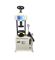 Laboratory Hydraulic Press | Compact 5-50 Ton Research Press with Heating Plates for Sample Preparation, Pellet Making & Material Testing Applications.